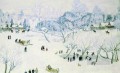 magic winter ligachevo 1912 Konstantin Yuon snow landscape